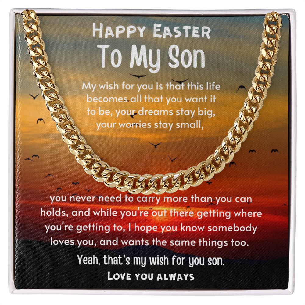 Happy Easter to my Son My wish