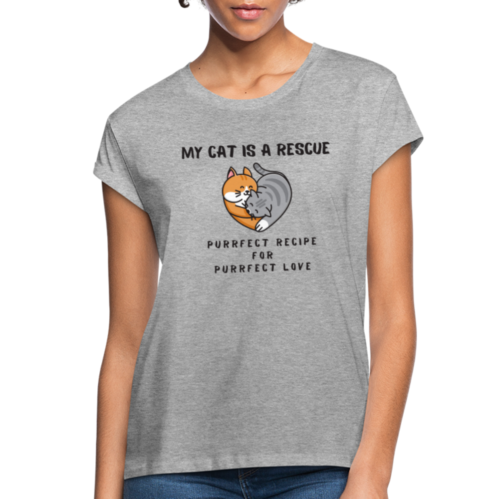 Women's Relaxed Fit T-Shirt - heather gray