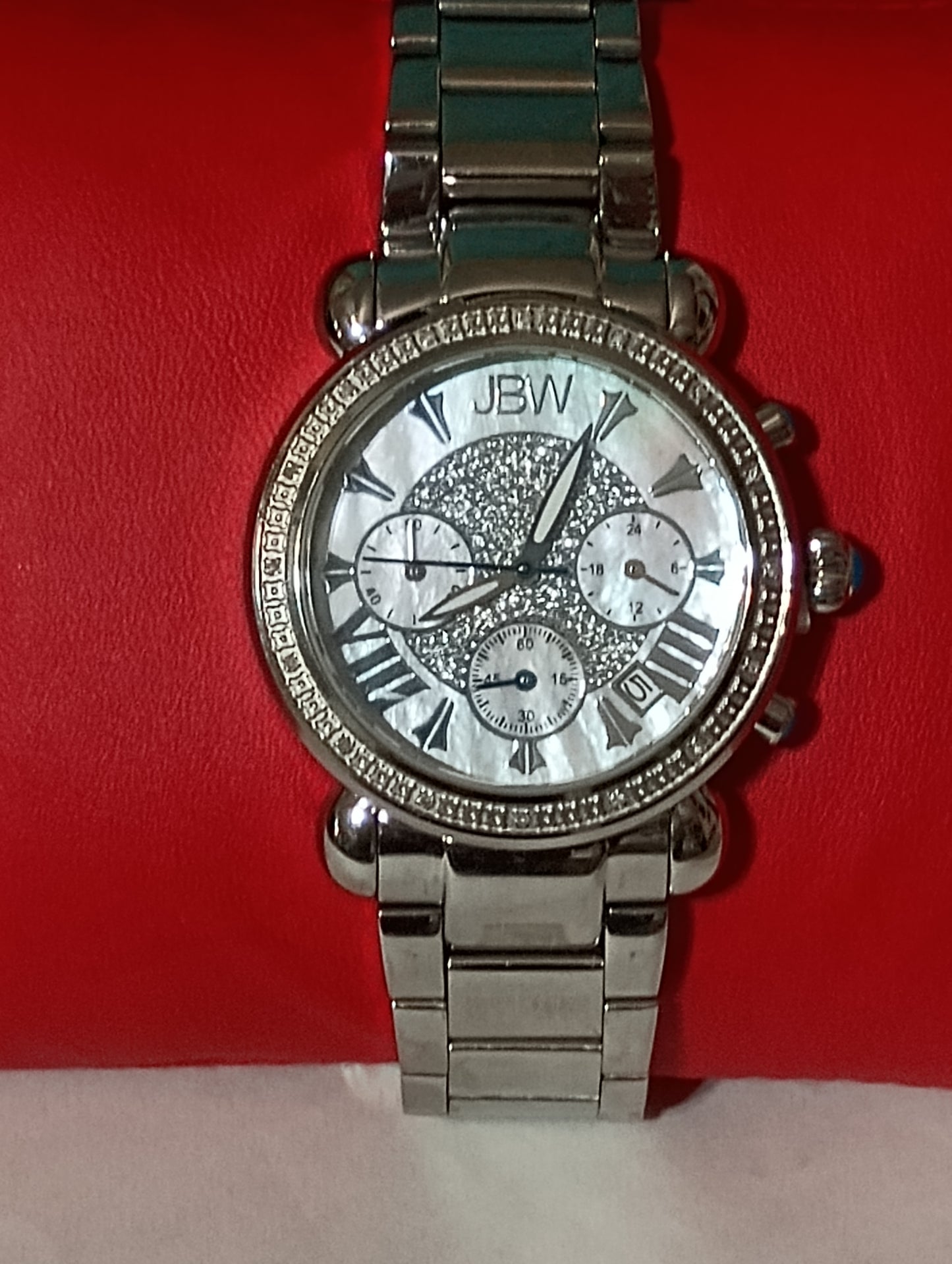 JWB MOTHER OF PEARL LADY'S LUXURY WATCH JB-6210D