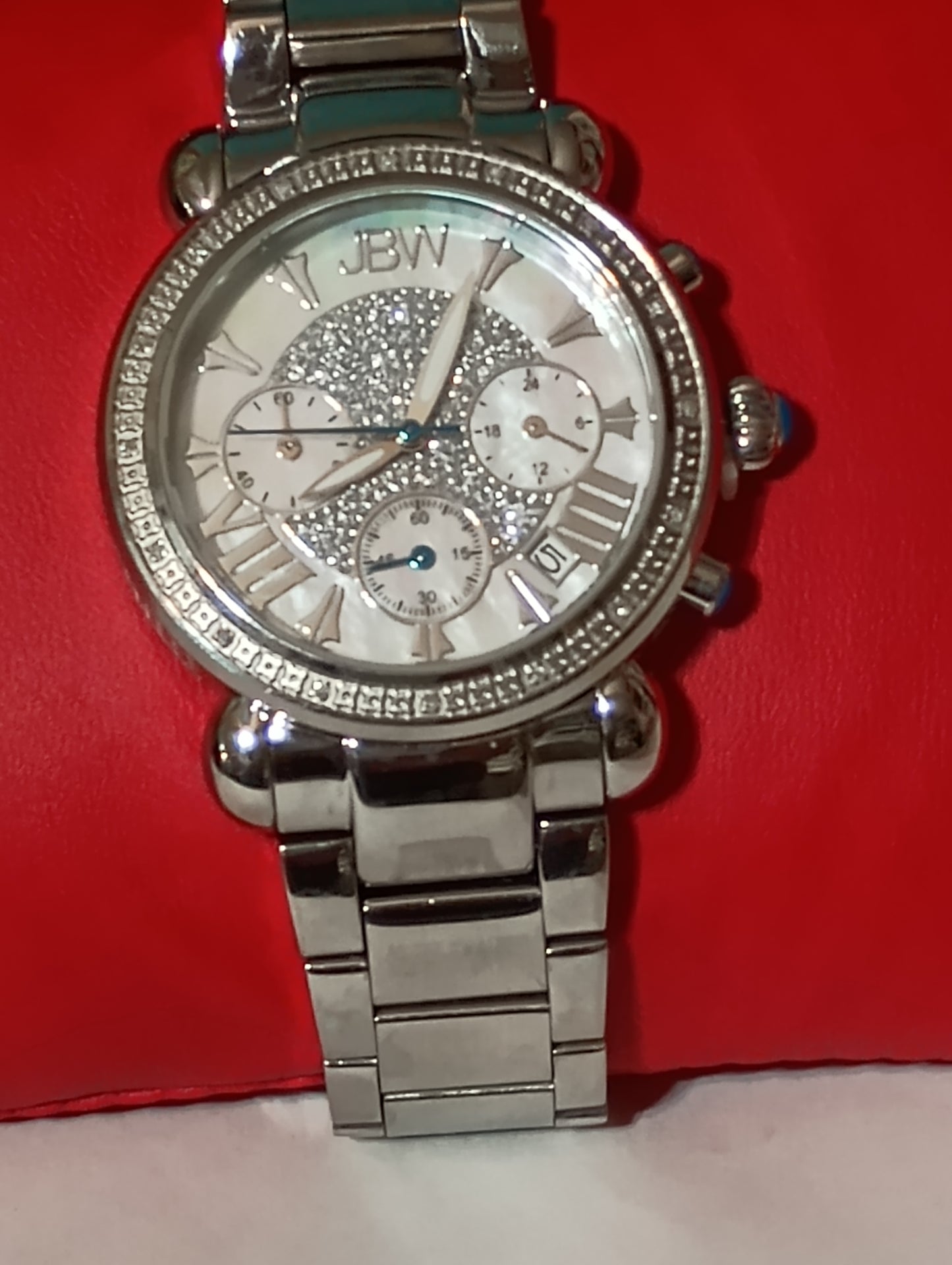 JWB MOTHER OF PEARL LADY'S LUXURY WATCH JB-6210D