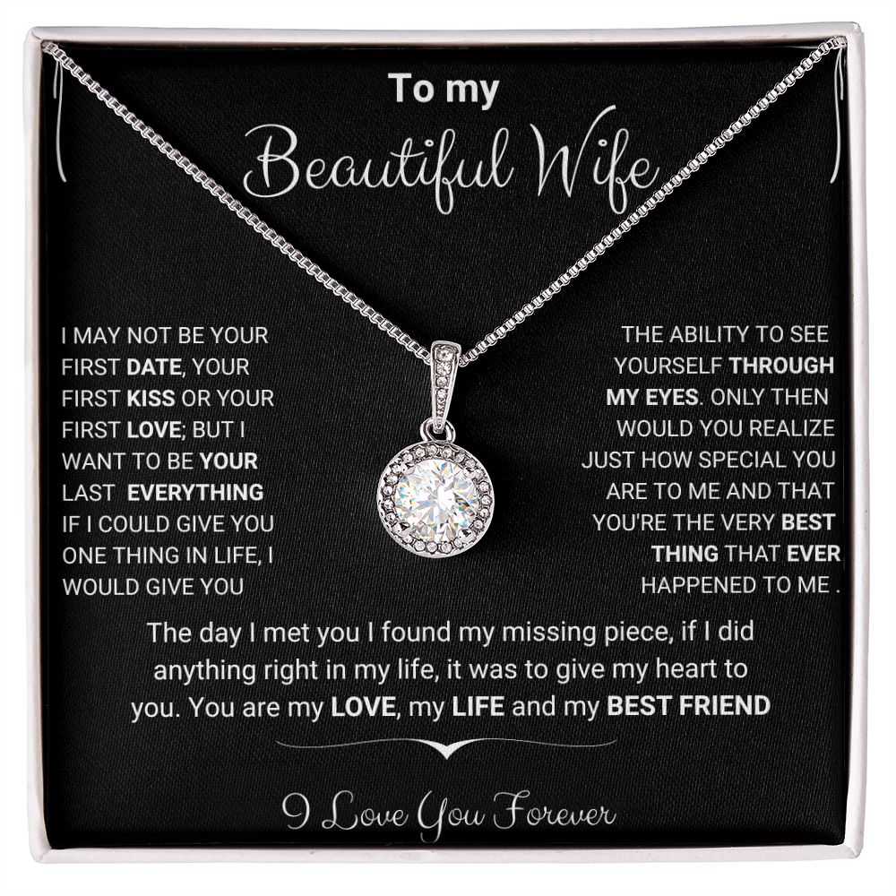 To my Beautiful Wife ~ My missing piece