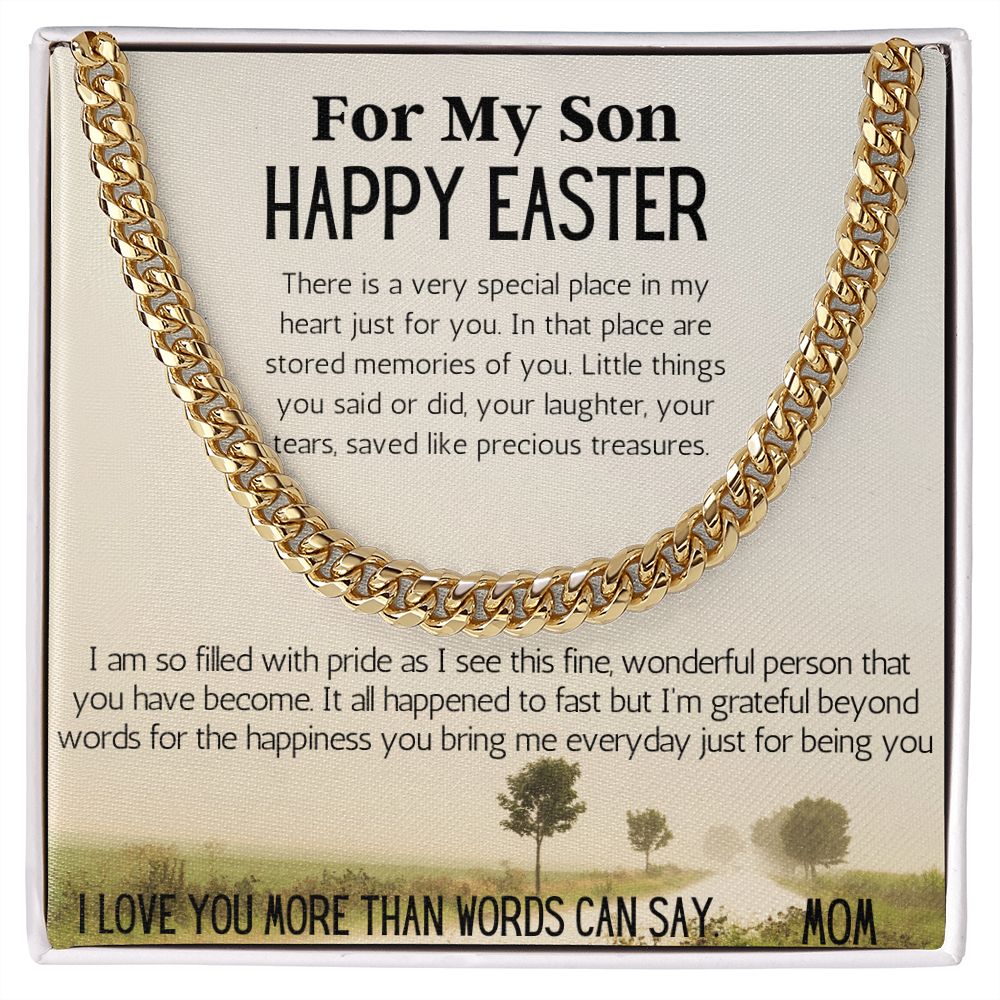 Happy Easter Son from Mom
