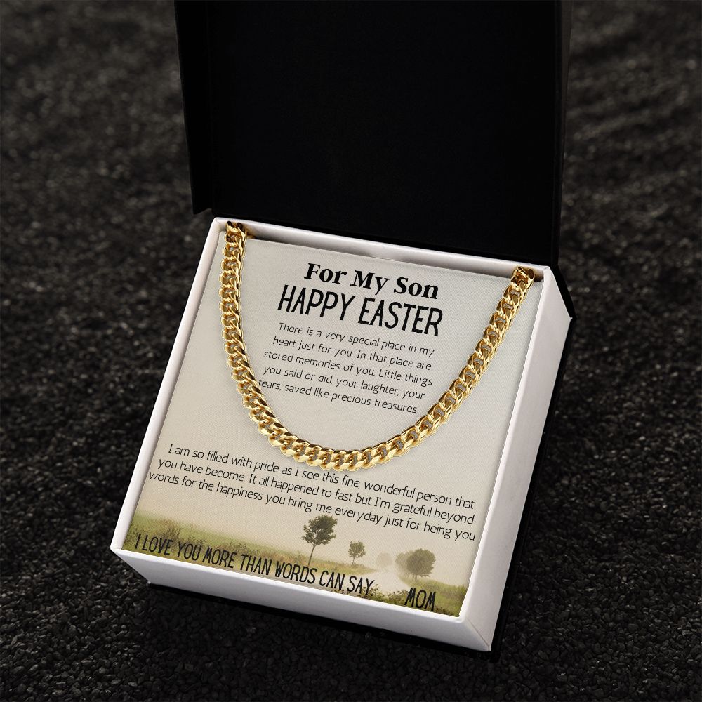 Happy Easter Son from Mom
