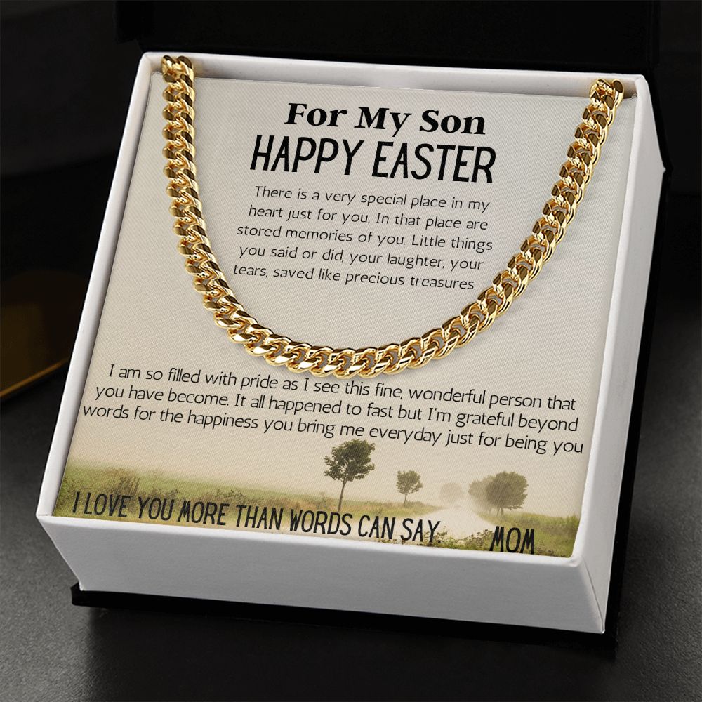 Happy Easter Son from Mom