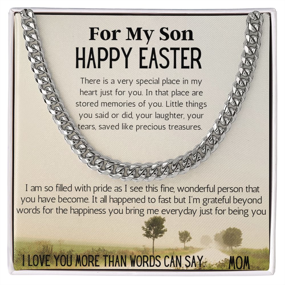 Happy Easter Son from Mom