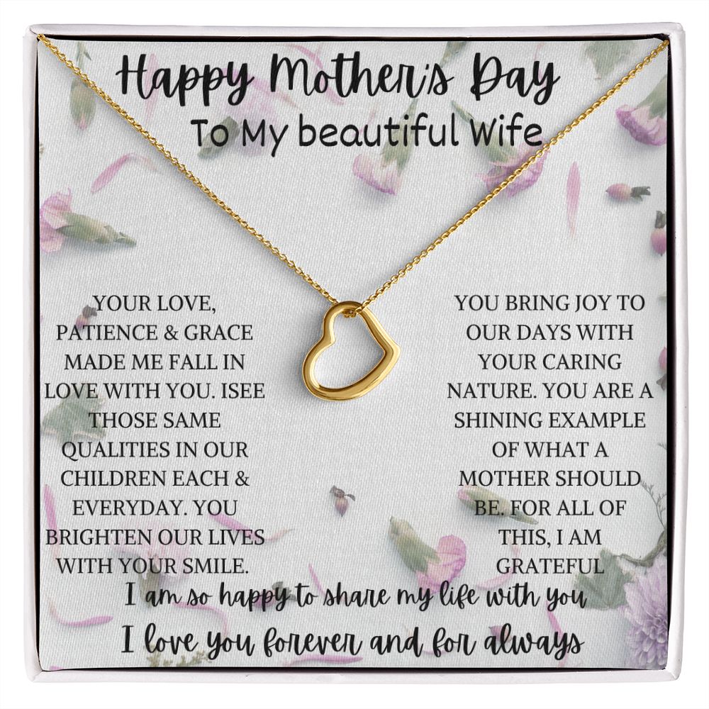 Beautiful wife Happy Mother's day