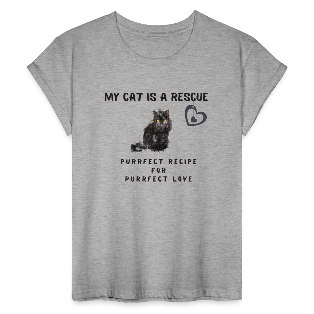 Women's Relaxed Fit T-Shirt - heather gray