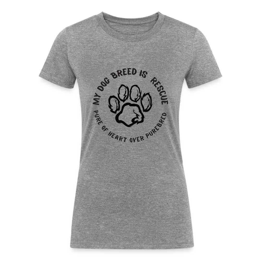 Women's Tri-Blend Organic T-Shirt - heather gray