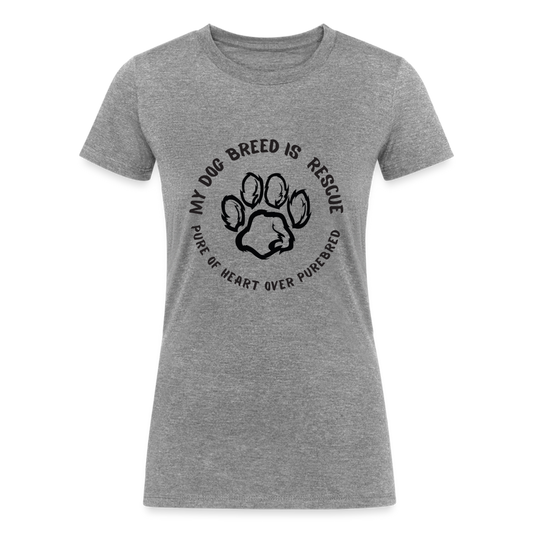 Women's Tri-Blend Organic T-Shirt - heather gray