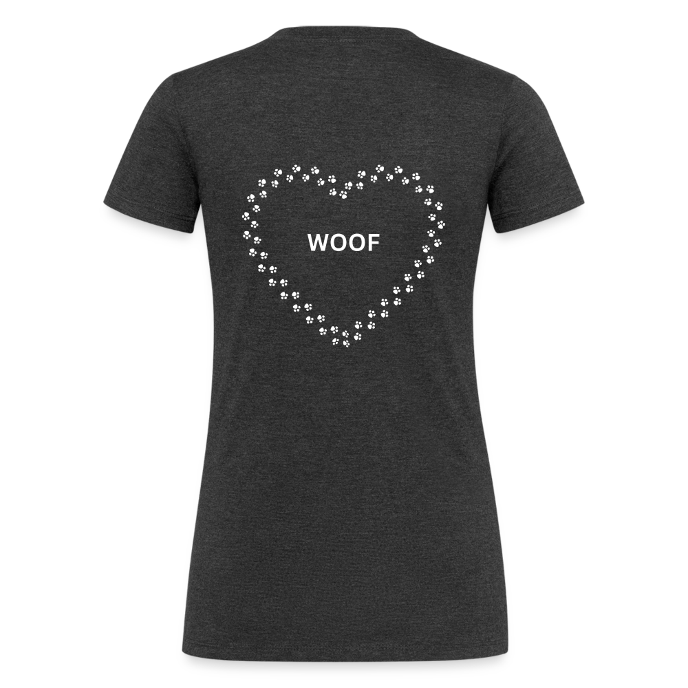 Women's Tri-Blend Organic T-Shirt - heather black